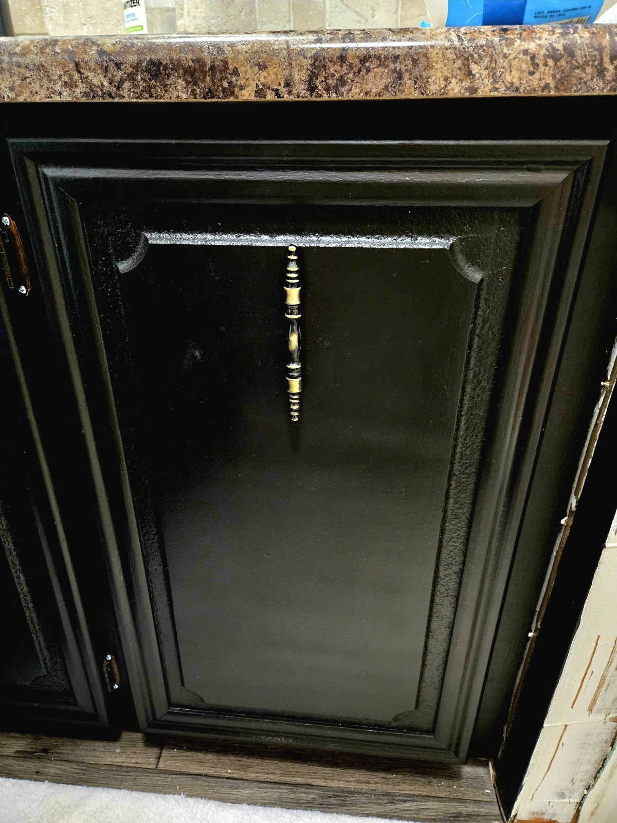 28pc Cabinet Door Handles Set Black Gold/Bronze Hardware Drawers Antique Style gallery