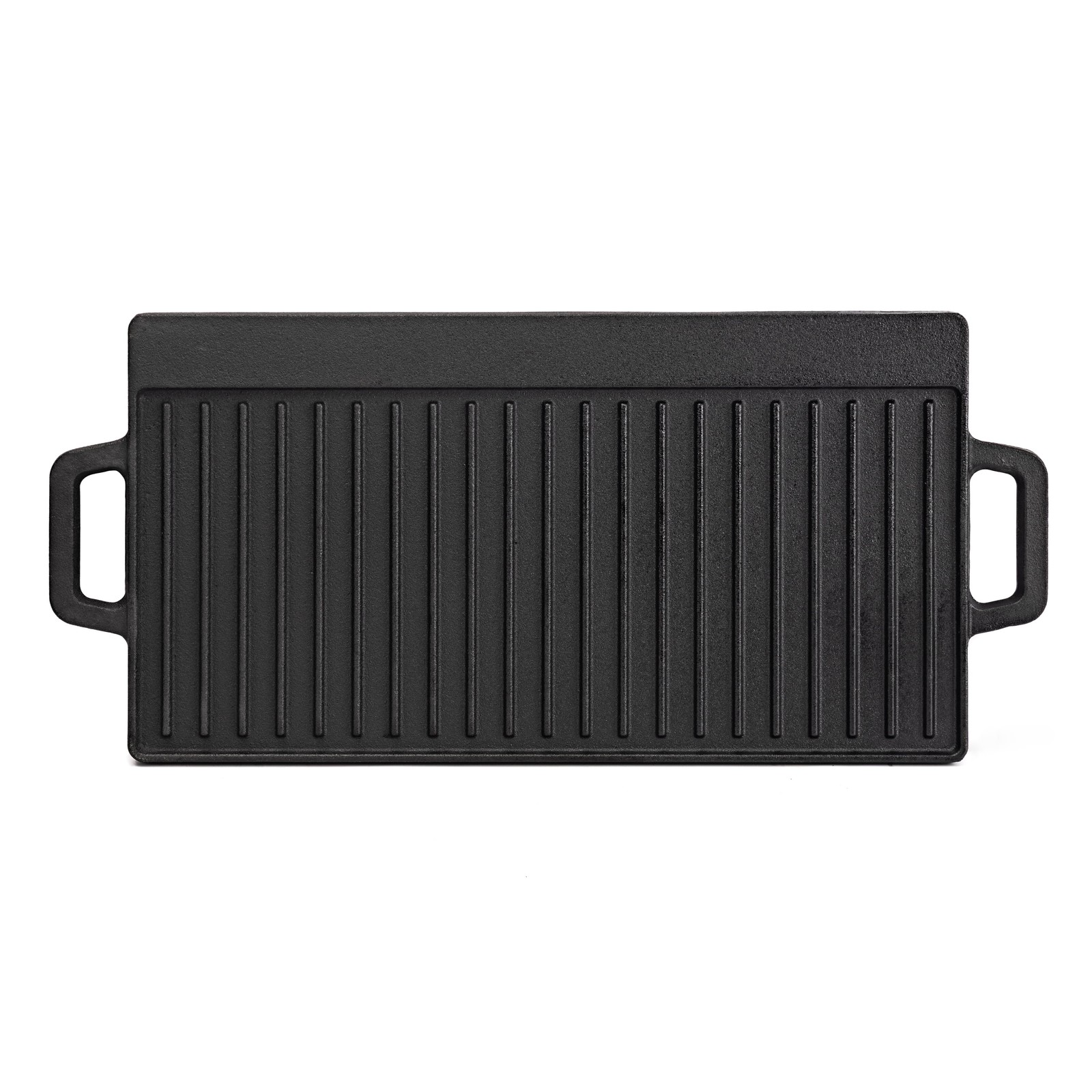 Expert Grill Deluxe Cast Iron Reversible Grill Griddle Plate, Black,Hand Wash gallery