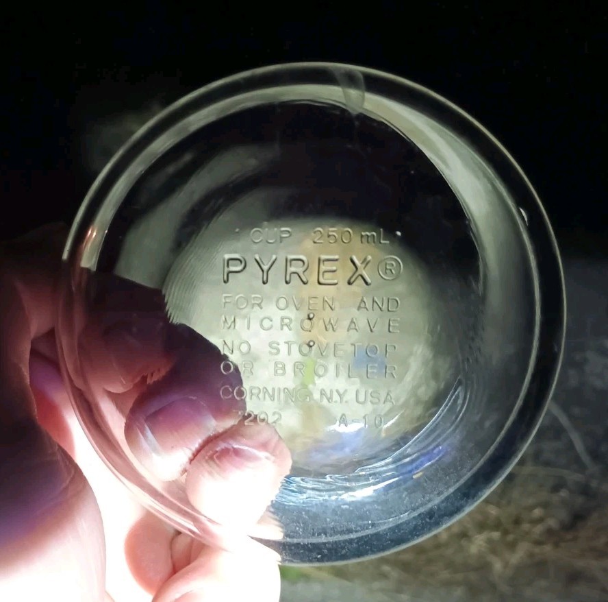 pyrex 7202A 1 Cup 236 mL Clear Round Glass Food Storage Bowl No Lid USA NOS NEW gallery