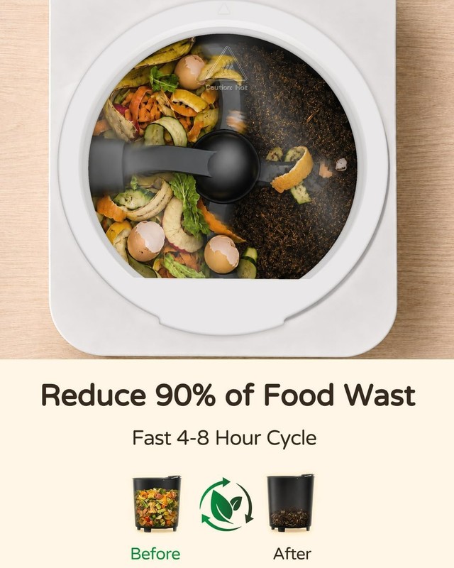 4.5L Large Electric Kitchen Composter & Food Recycler... gallery