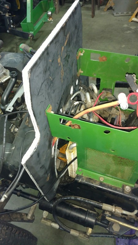 JOHN DEERE 316/318/420 HEAT RESISTANT FIREWALL ISOLATOR FREE SHIPPING gallery