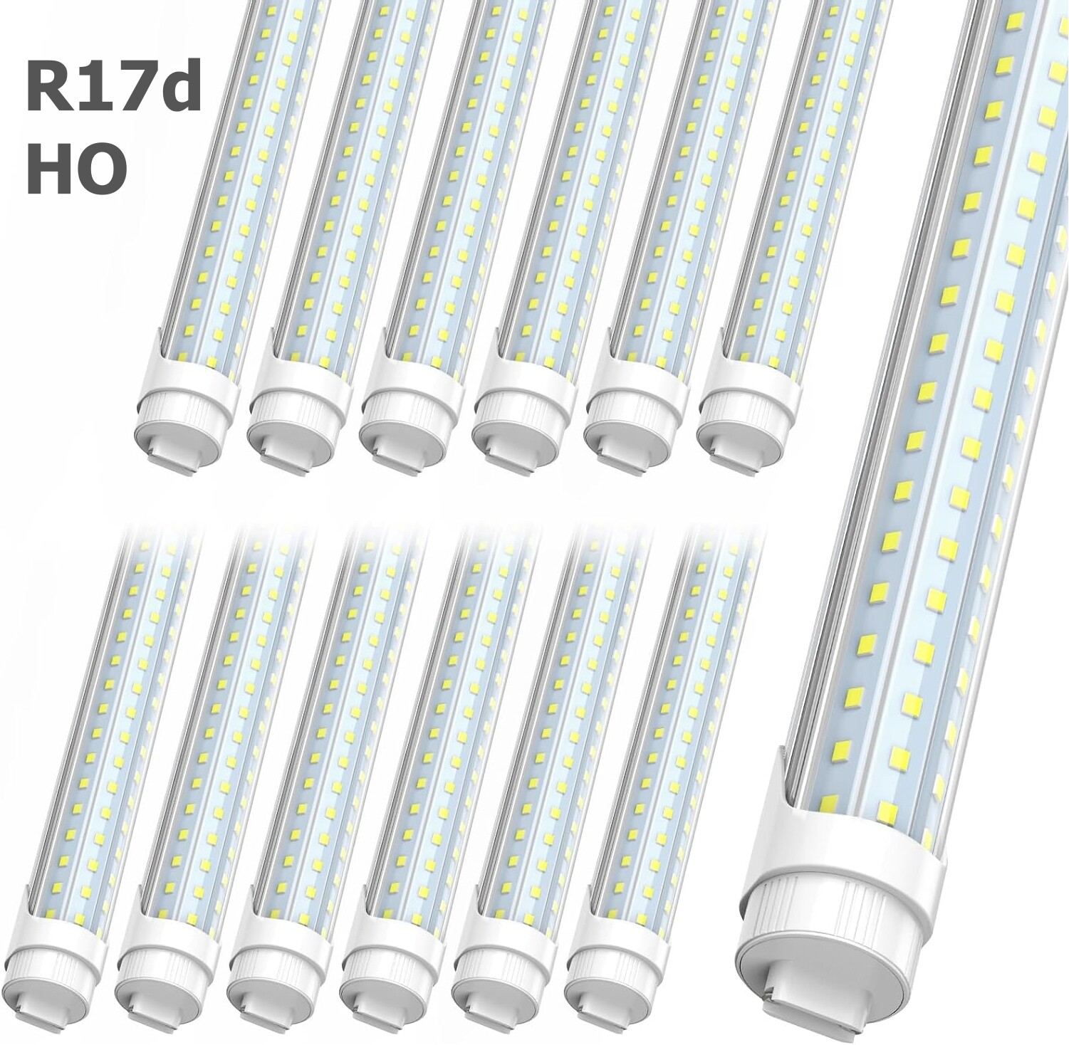 12pcs 8FT LED Shop Light Bulbs R17d/HO T8 90W Garage 8 ft F96T12 LED Tube Lights gallery