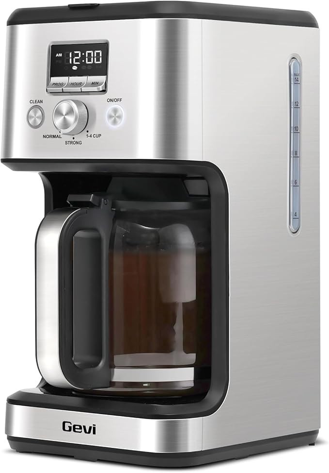 Gevi 14-Cup Programmable Coffee Maker, Drip Coffee Machine with Normal & Strong gallery