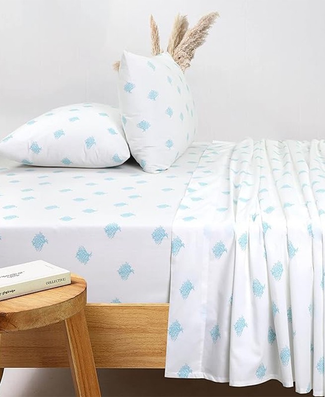 100% Cotton Sheets Fitted Flat Bed Sheets Twin,Twin XL,Full,Queen,King Size gallery