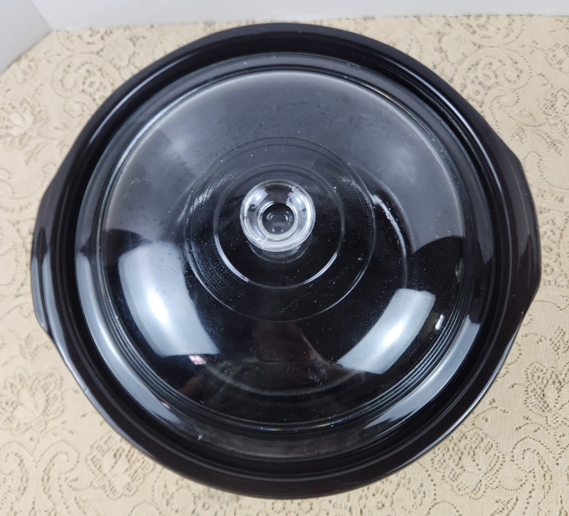 Rival Crockpot Slowcooker Replacement Stoneware Insert with Glass Lid gallery