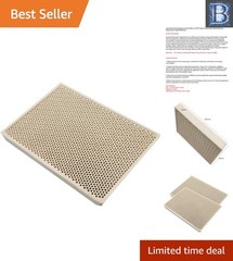 Compact High-Temperature Cordierite Plate for Indoor Gas Grills & Heaters