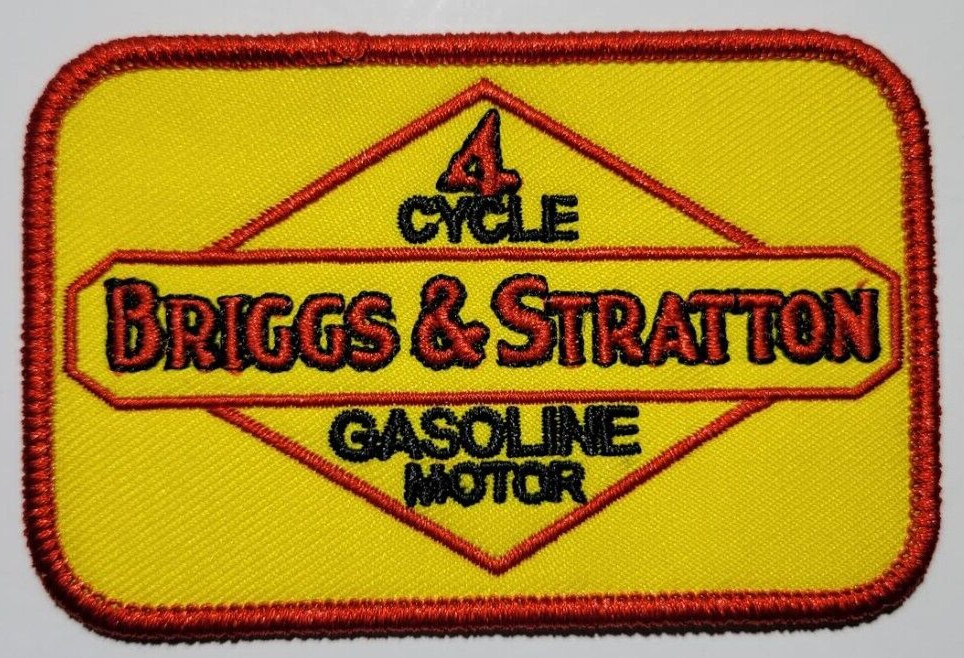Briggs & Stratton embroidered patch (iron on)