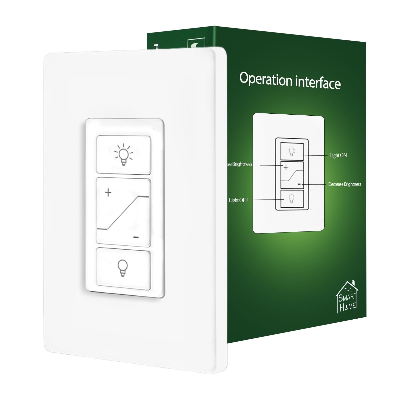 Smart Dimmer Light Switch, Single Pole, Alexa Compatible, No Hub Required, Wh... gallery