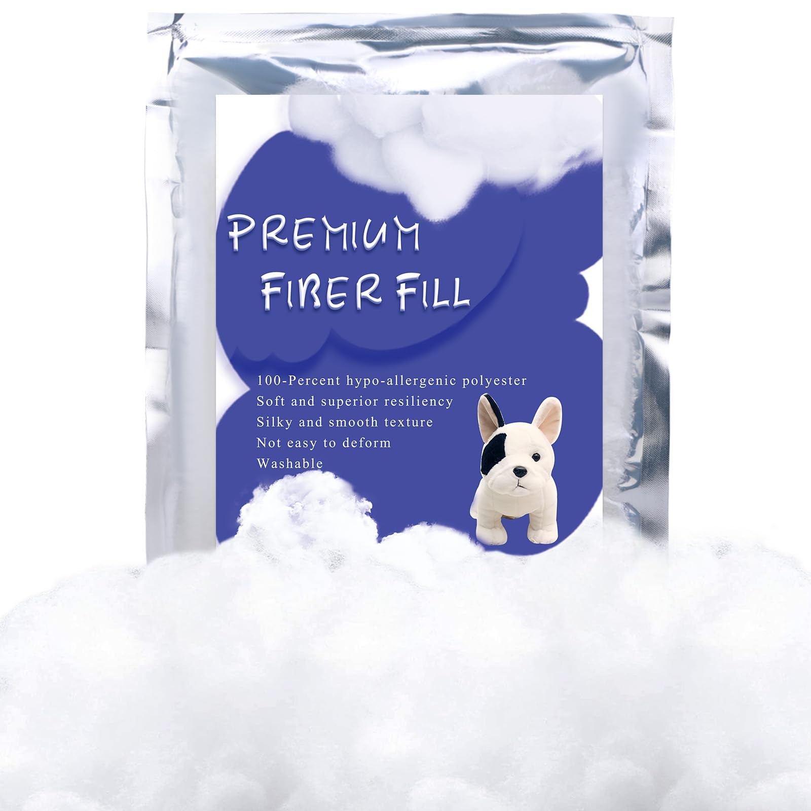 BUTUZE Polyester Fiber, Clouds for Room Ceiling, Cotton Clouds, 200g, White gallery
