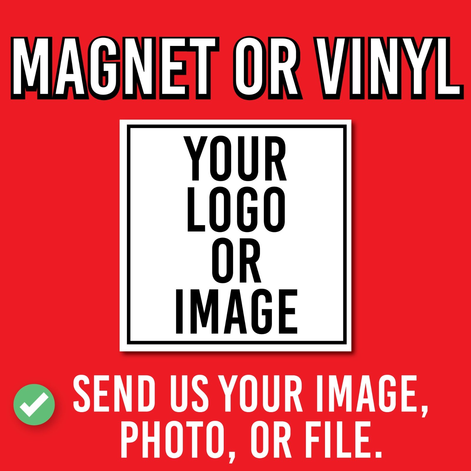 Custom Logo Decal from File or Photos - Your FULL COLOR Printed Logo or Design gallery