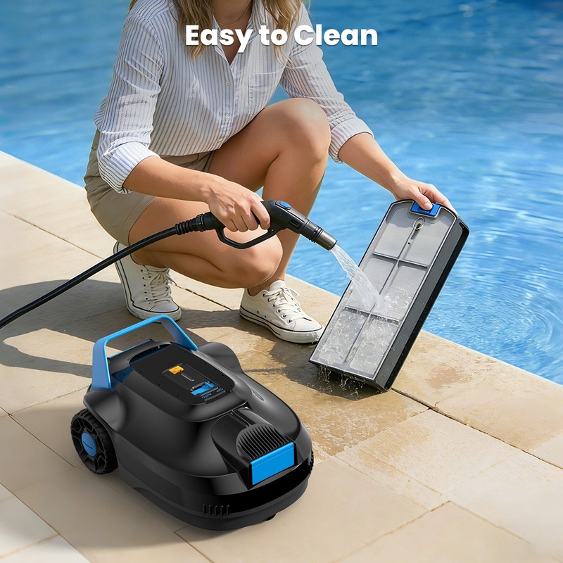 AIRROBO CP02 Automatic Robot Pool Cleaner Vacuum For Inground Pools Robotic Pro gallery