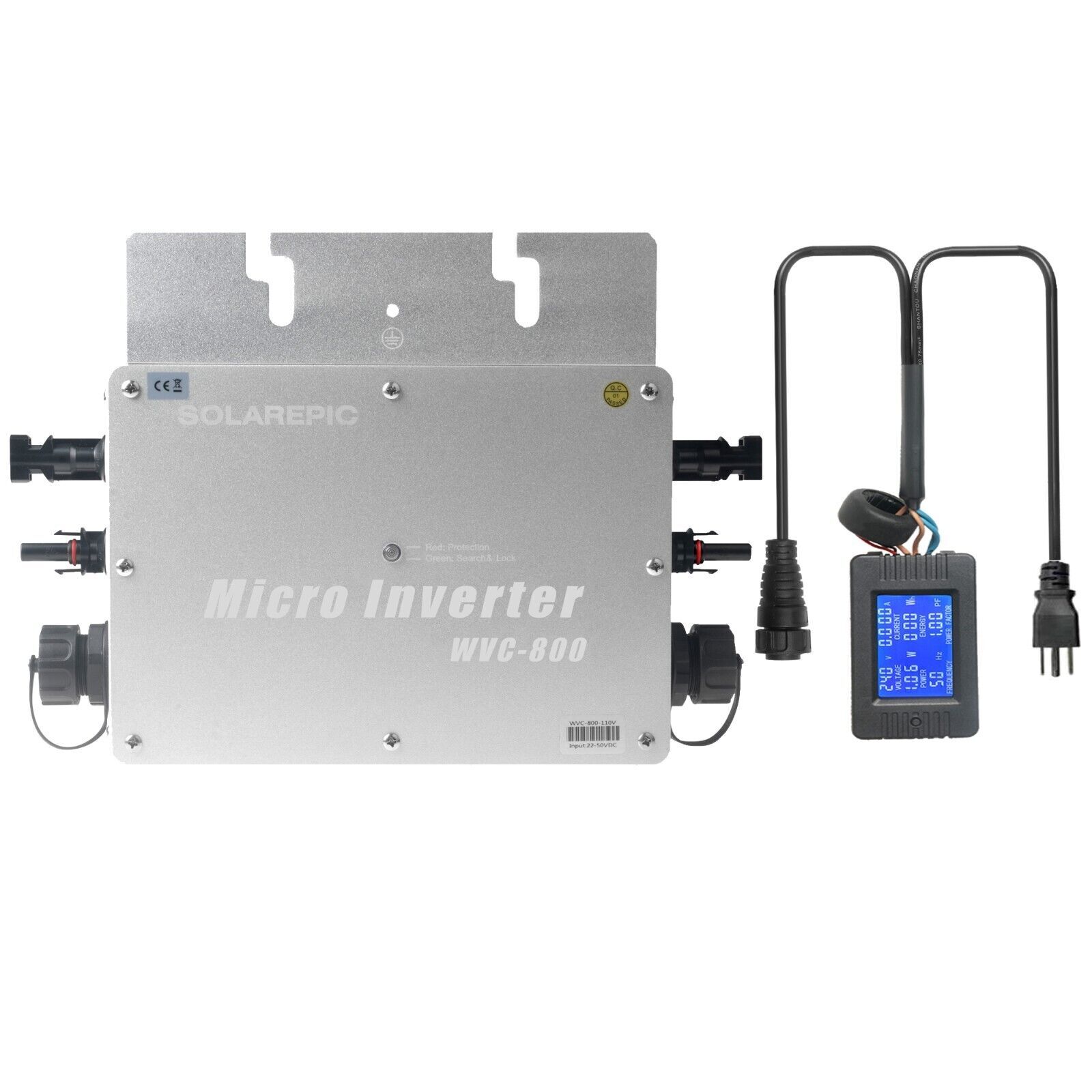 800W Waterproof Grid Tie Inverter DC36V to AC110V & 220V Solar Power Inverter gallery