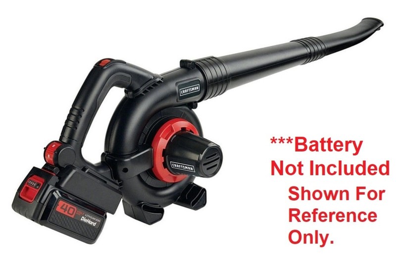 CRAFTSMAN 40 Volt Max Cordless Sweeper Leaf Blower 40V Model CMCBL98021 NEW gallery