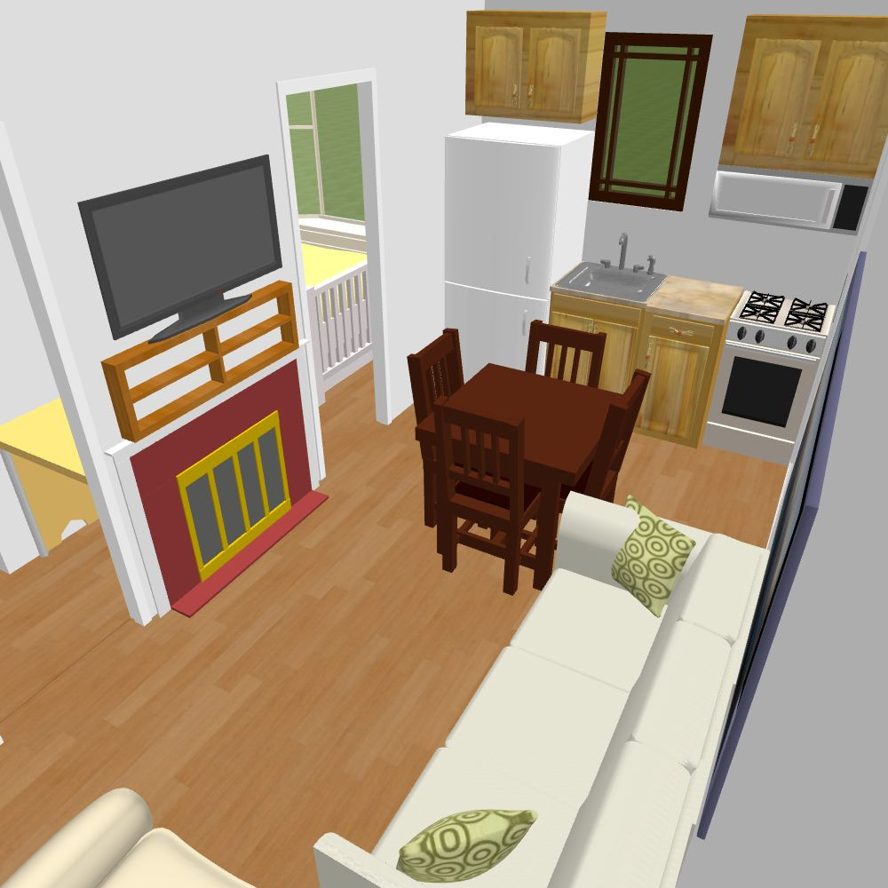 256sqft Unique Tiny House Building Plan*,.(16'x16') 12 pages gallery