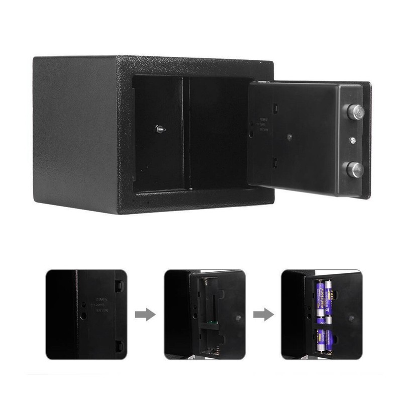 Digital Electronic Safe Box Keypad Lock Security Home Office Cash Jewelry Gun US gallery