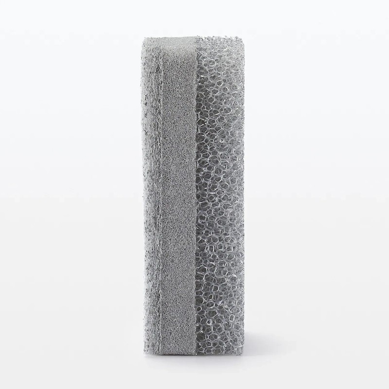MUJI Urethane foam 3 Layer sponge Gray 3 pieces gallery