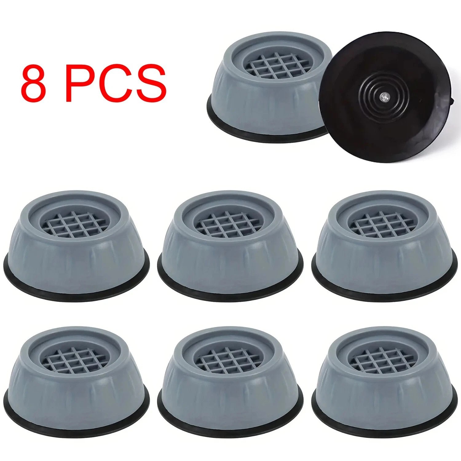 8Pcs Anti Vibration Washing Machine Support Anti-Slip Rubber Feet Base Pads Mat gallery