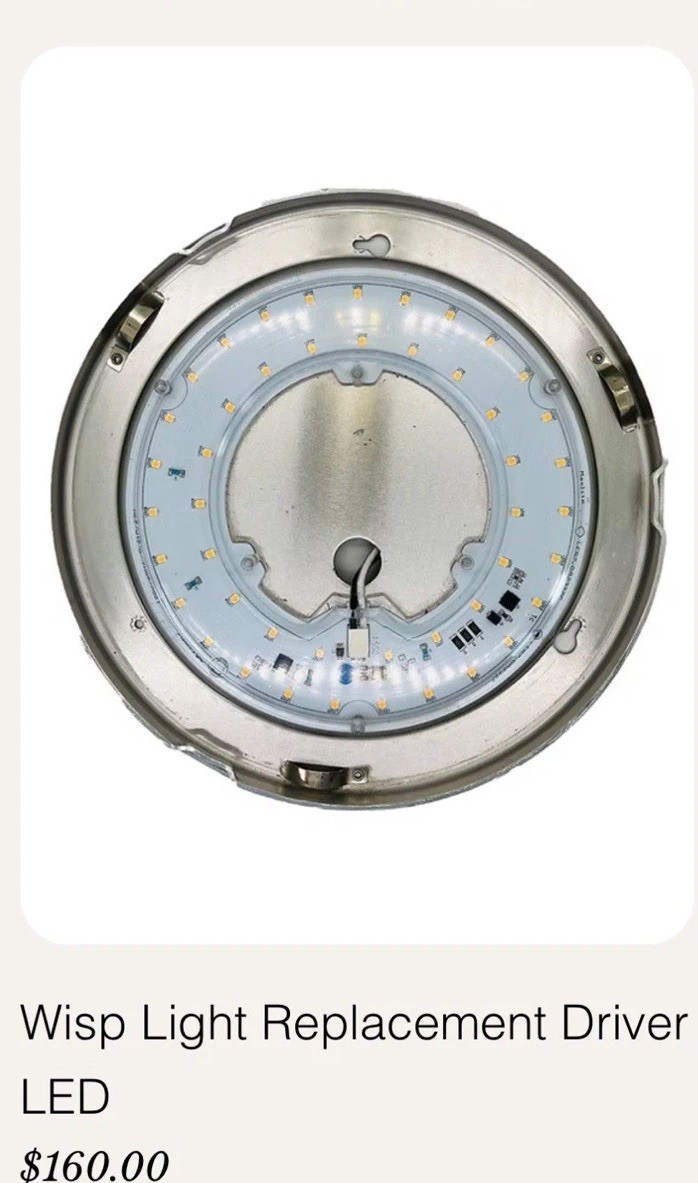 Casablanca Led Wisp Replacement Light Bulb 10W 120V 3000K Warm Complete Pan gallery