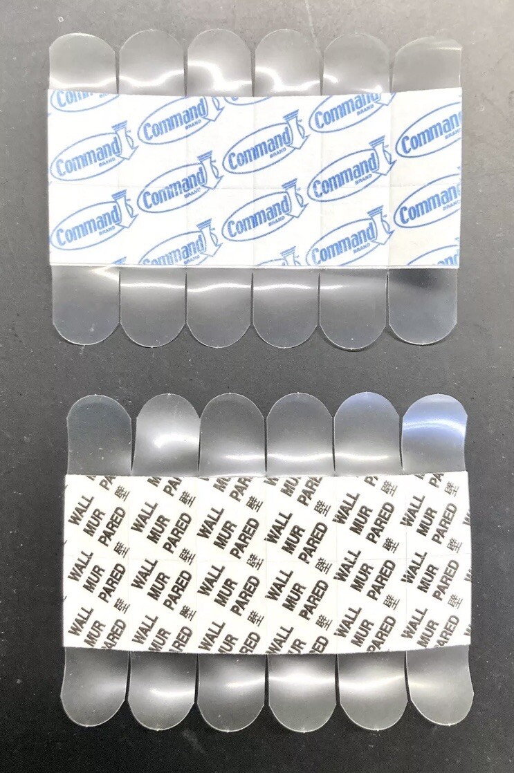 3M Command Strips 17020CLR Mini Gemini Clear Bulk Lot of 120 Refills gallery