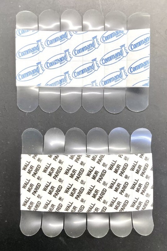 3M Command Strips 17020CLR Mini Gemini Clear Bulk Lot of 120 Refills gallery