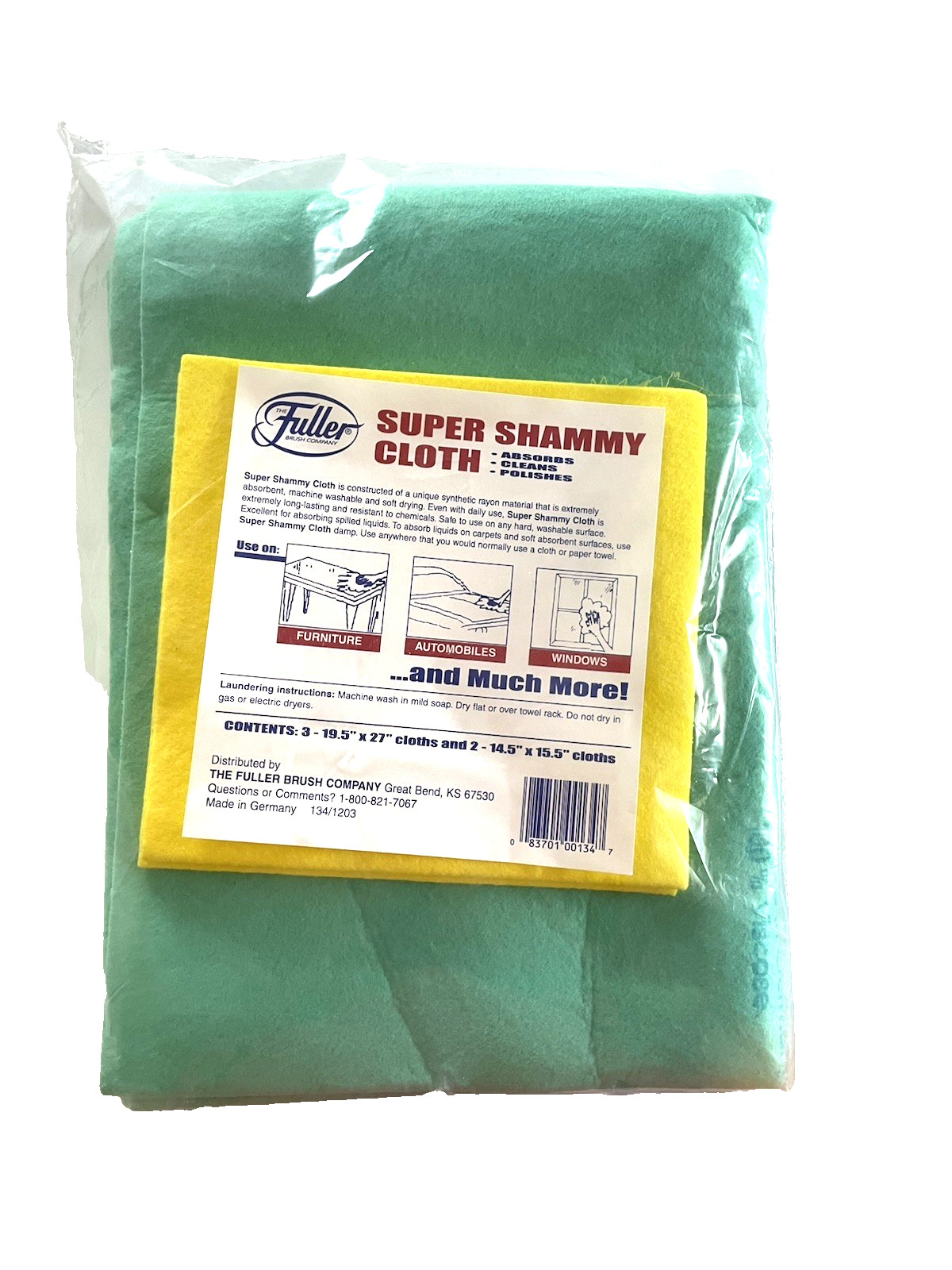FULLER BRUSH Company SUPER SHAMMY CLOTH Set NEW NIP Sealed gallery