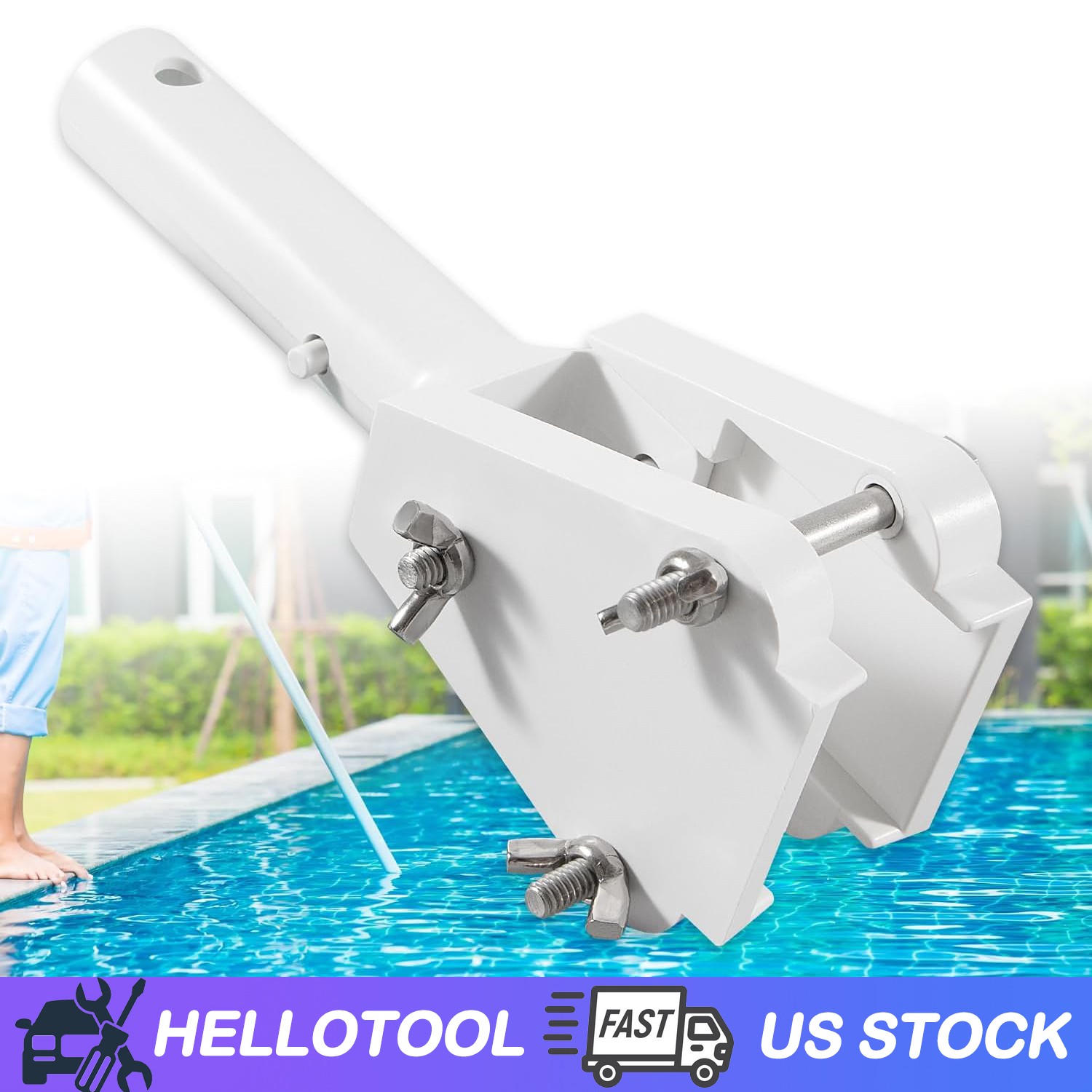 542068 Tablet Holder w/ Snap-Adapt Handle for Most Standard Telescopic Pool Pole gallery