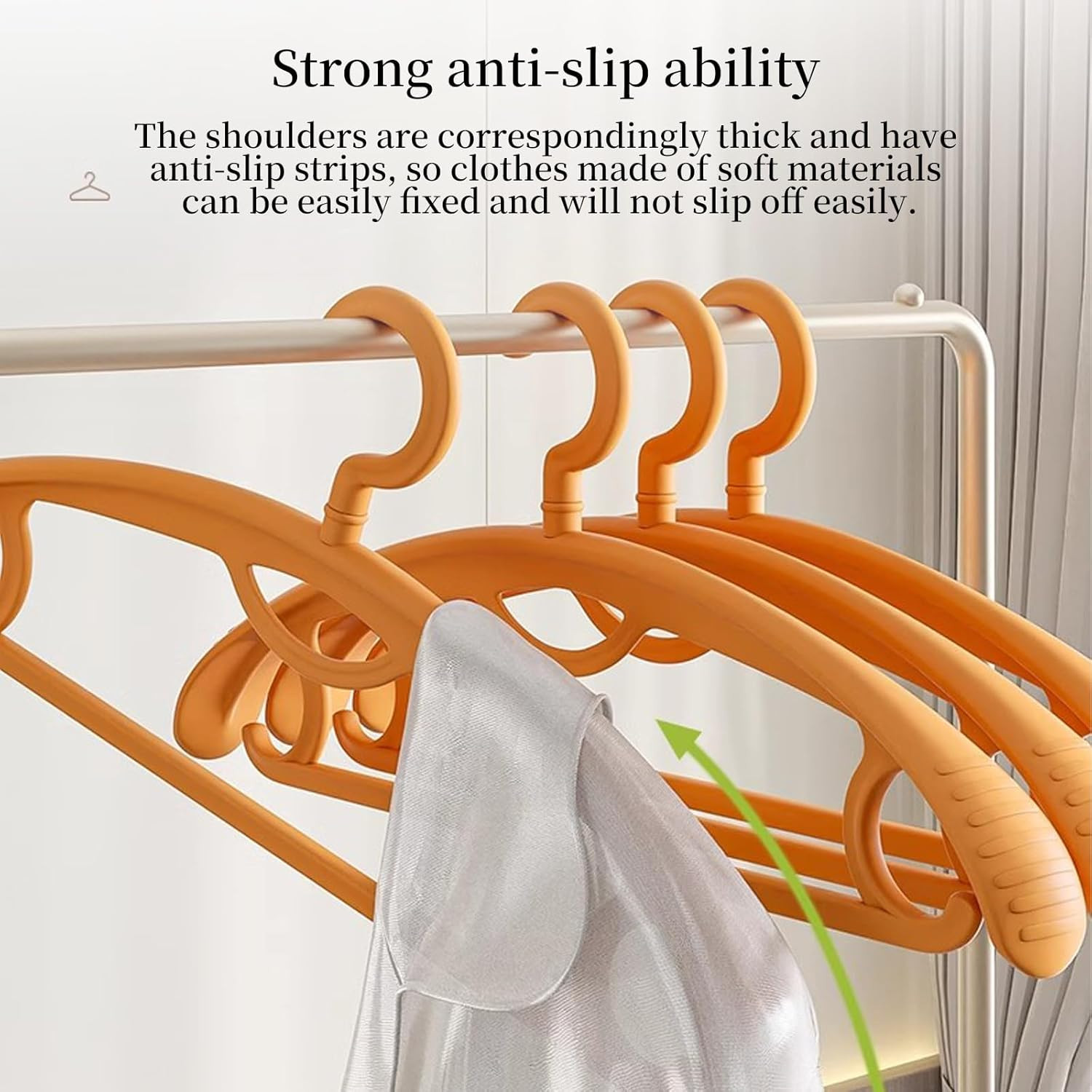 Plastic Clothes Hanger, Extra Thick Plastic Wide Shoulder Adult 360 Degrees Rota gallery