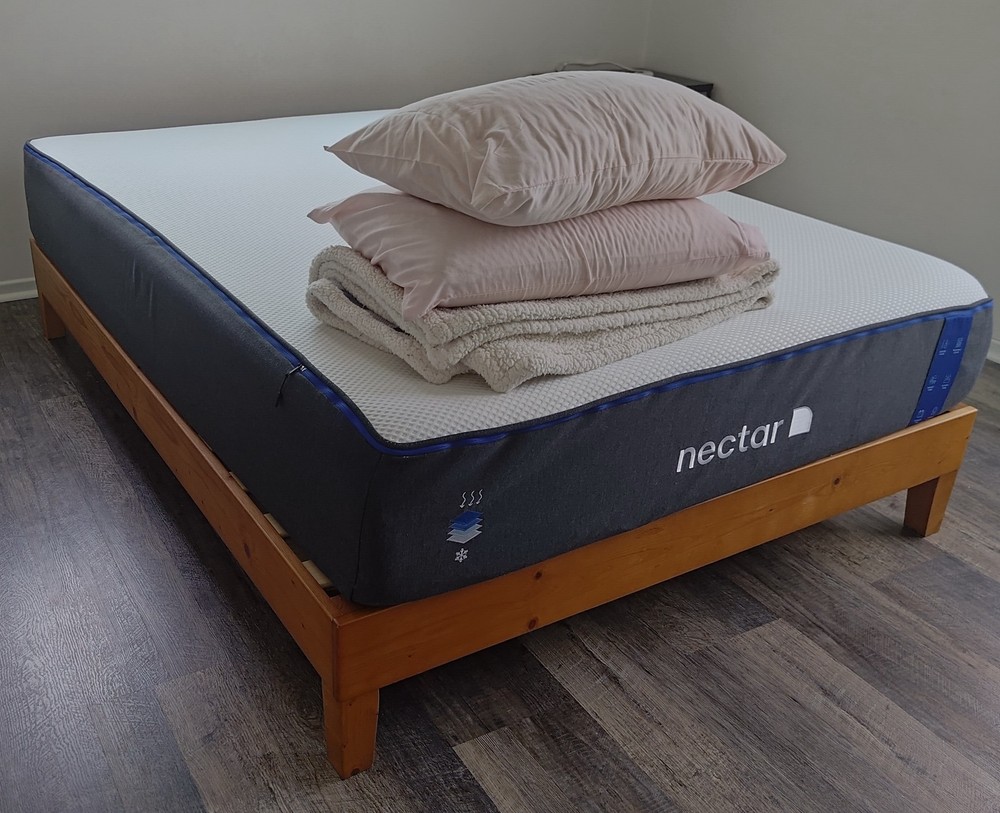 Nectar Mattress and Queen Bed Frame