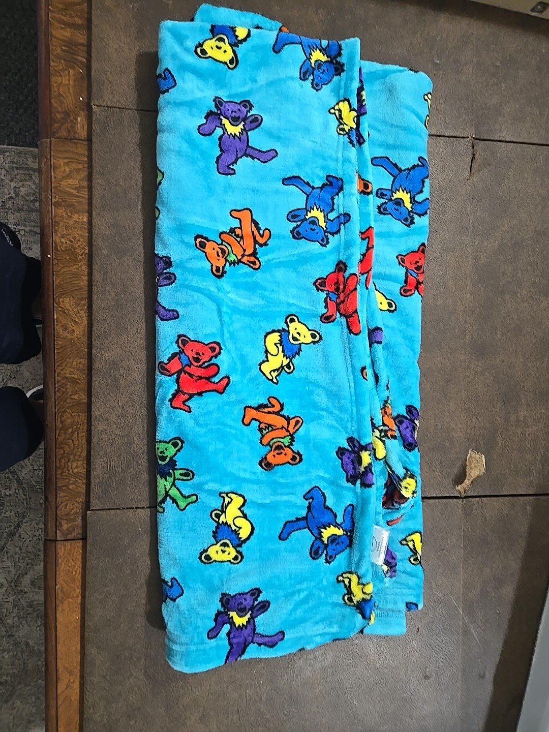 Grateful Dead Dancing Bears Fleece Blanket Throw Lightweight 50x60 Soft gallery