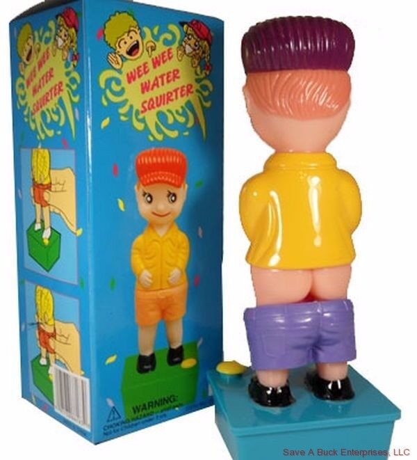 4 Classic Gag Prank - Squirting Wee Wee Pee Boy Water Squirter Toy Joke Novelty gallery