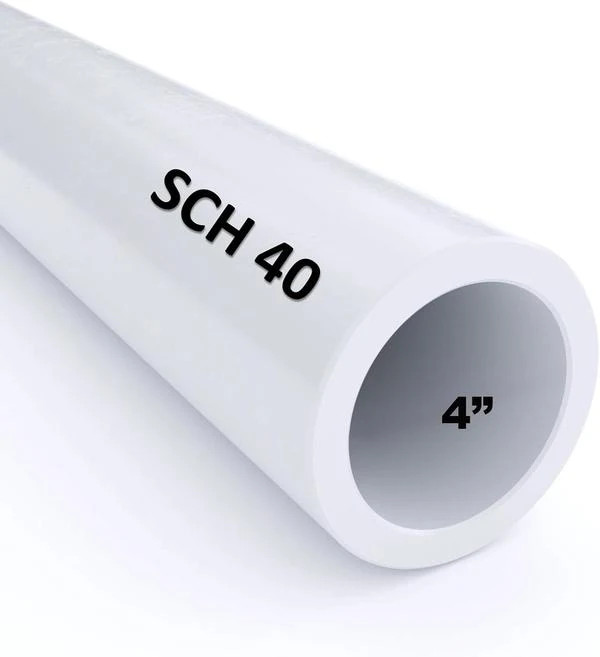 VENTRAL Schedule 40 FOAM CORE (CELLULAR) PVC DWV Drain Pipe 4 Inch (4.5 OD), gallery