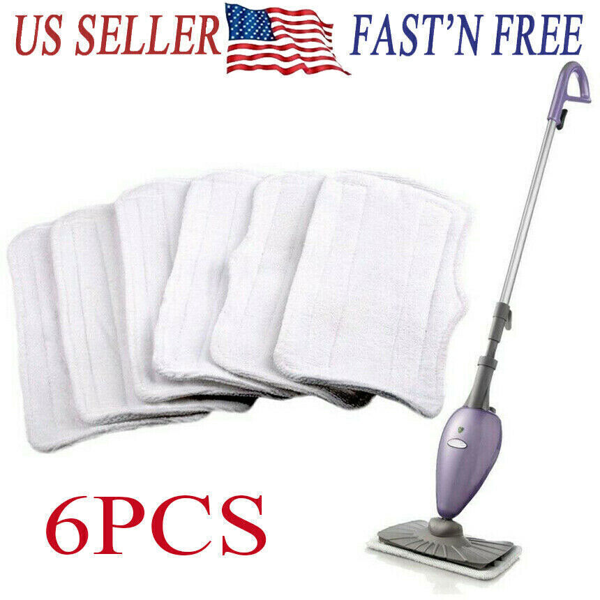 6 PCS Microfiber Replacement Pads For Shark Steam Mop S3251 S3202 XT3010 gallery