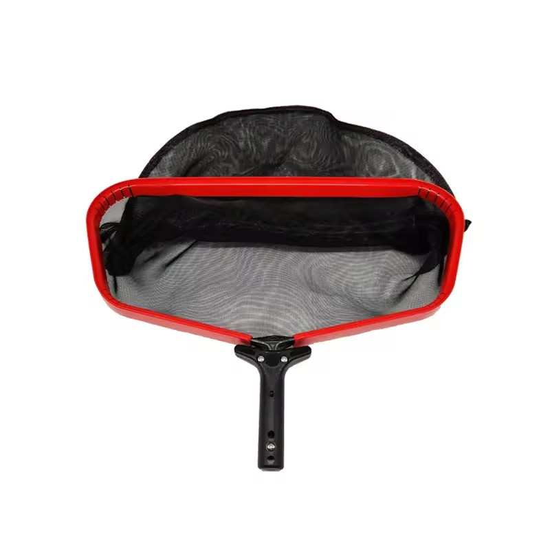 Pool Leaf Mesh Net 19.7" Larger Capacity Heavy Duty Pool Nets for Cleaning (Red)