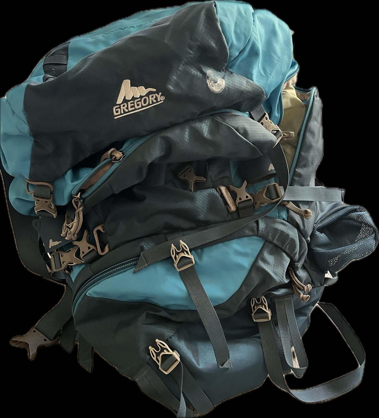 Gregory Deva Hiking Backpack 70 Liter with Rain Cover Blue