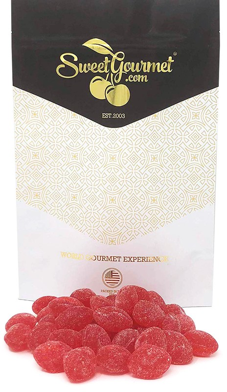 Cherry Natural Sanded Candy Drops | Claeys Old Fashioned Hard Candy Bulk gallery