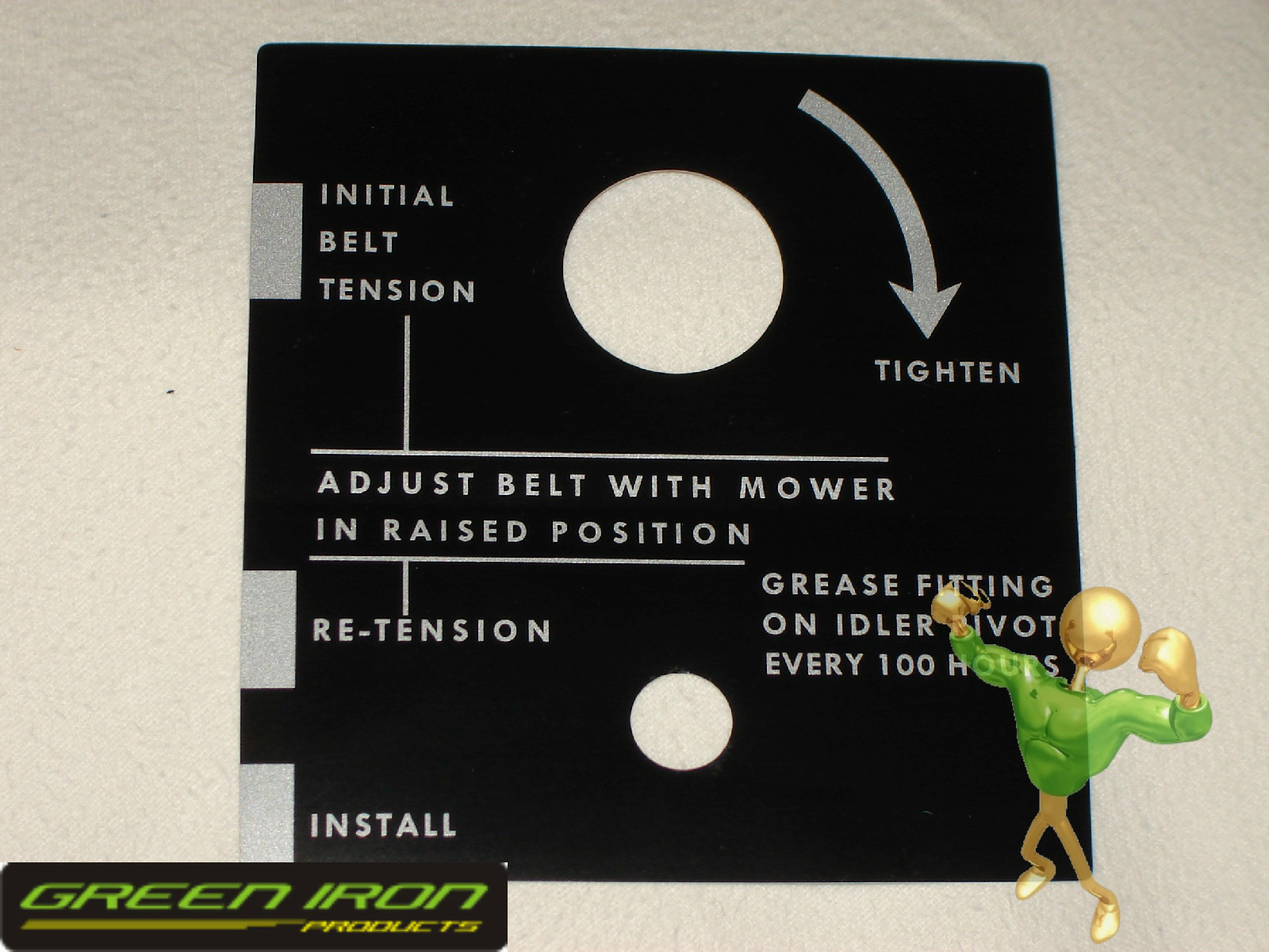 John Deere - Mule Drive Cover / Guard Decal for 140,300,312,314,316,317,318,322 gallery