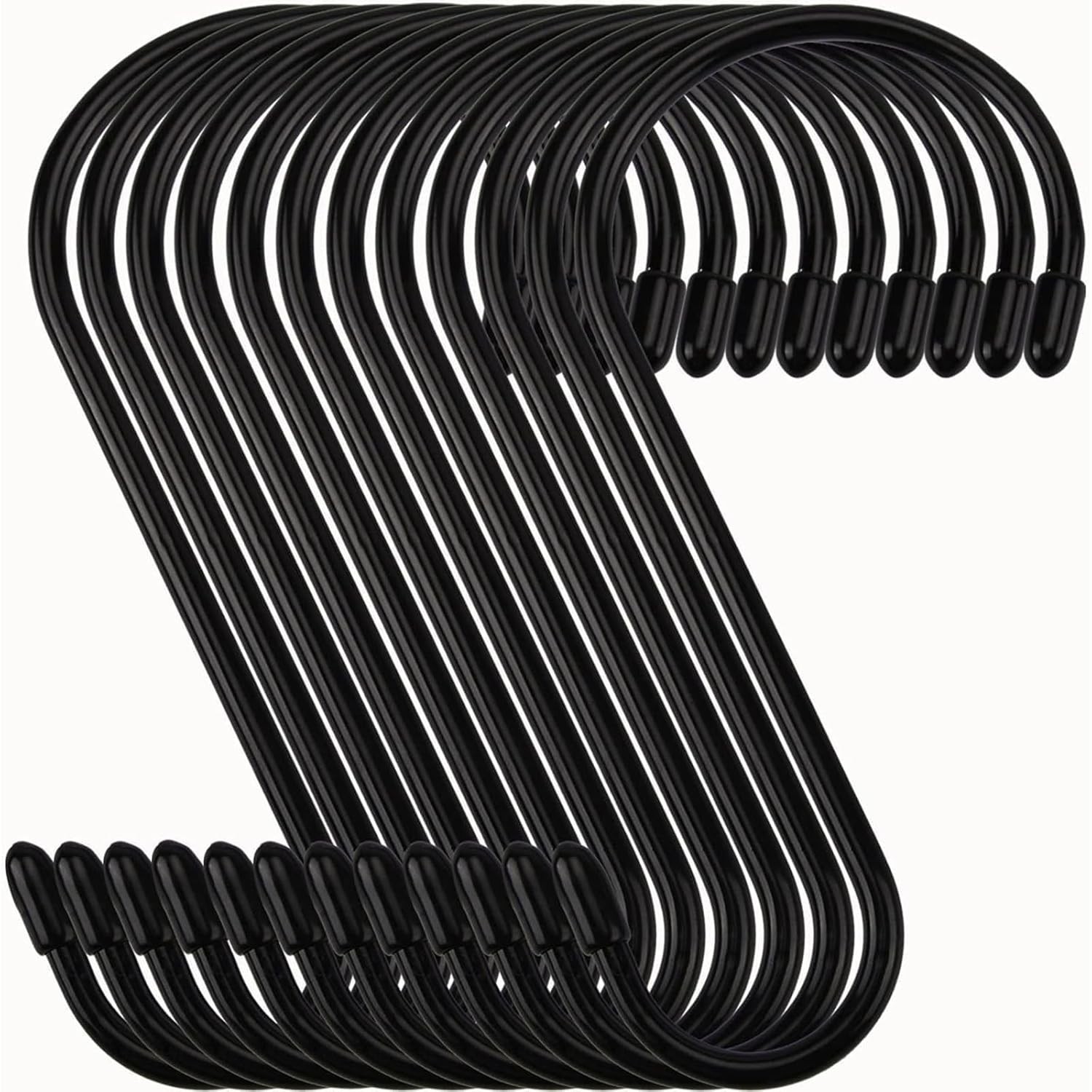 12 Pack 6 Inch S Hooks,Large S Hooks Vinyl Coated Heavy Duty S Hooks gallery