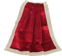 Small Solid Color Velvet Cloth for Multipurpose Use (Red)