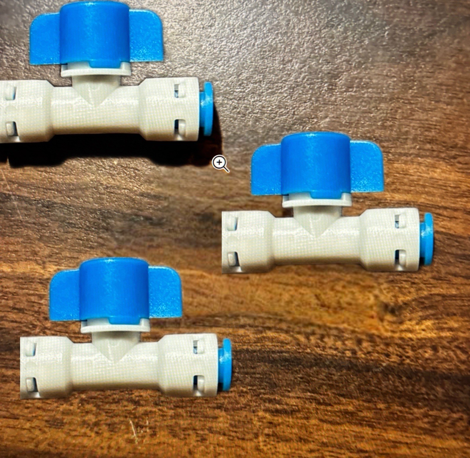 3 Pack Push-To-Connect Plastic Shut off Valve Fitting (1/4-Inch OD) gallery