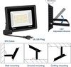 3 Pack 80W LED Warm White Floodlight, 3000K Outside Flood Light with Plug, Ul... gallery