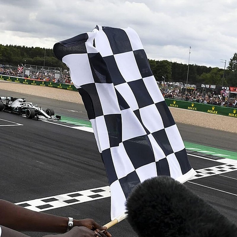 2Pack-NEW Checkered Flags 3x5 Ft,Canvas Header and Double Stitched - Brass Gr... gallery