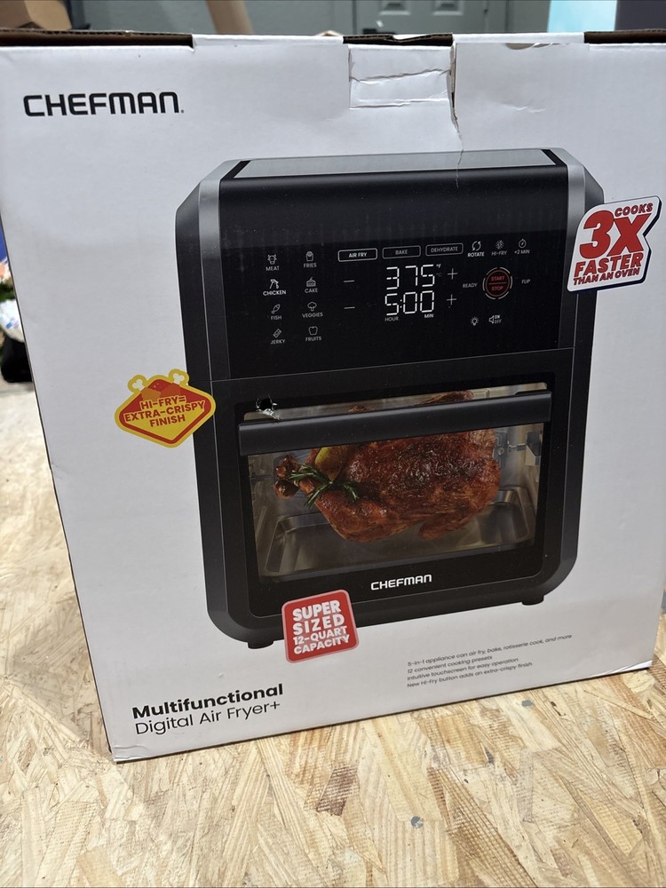 CHEFMAN Multifunctional Digital Air Fryer+ Rotisserie, Dehydrator, Convection Ov