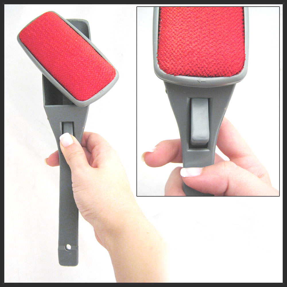 2 Pack Original SWIVEL MAGIC Lint BRUSH Clothes Fabric Pet Hair Dust Remover gallery