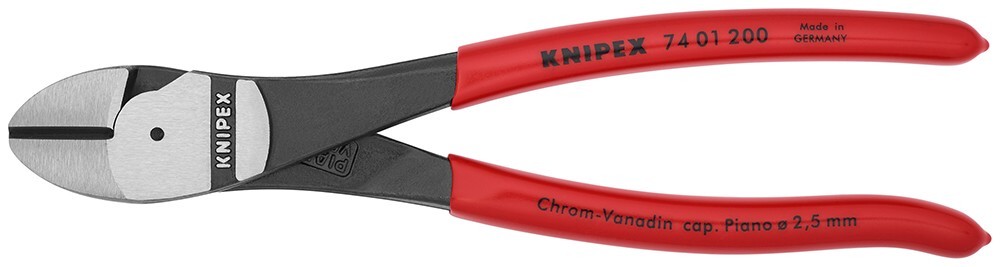 Knipex 8" Diagonal Cutters High Leverage Cutting Pliers 7401200 gallery