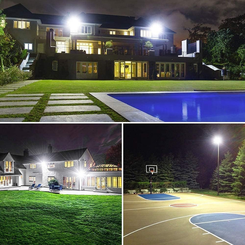 300W LED Flood Light (2000W Equivalent), Super Bright 42,500LM 5000K Daylight IP gallery