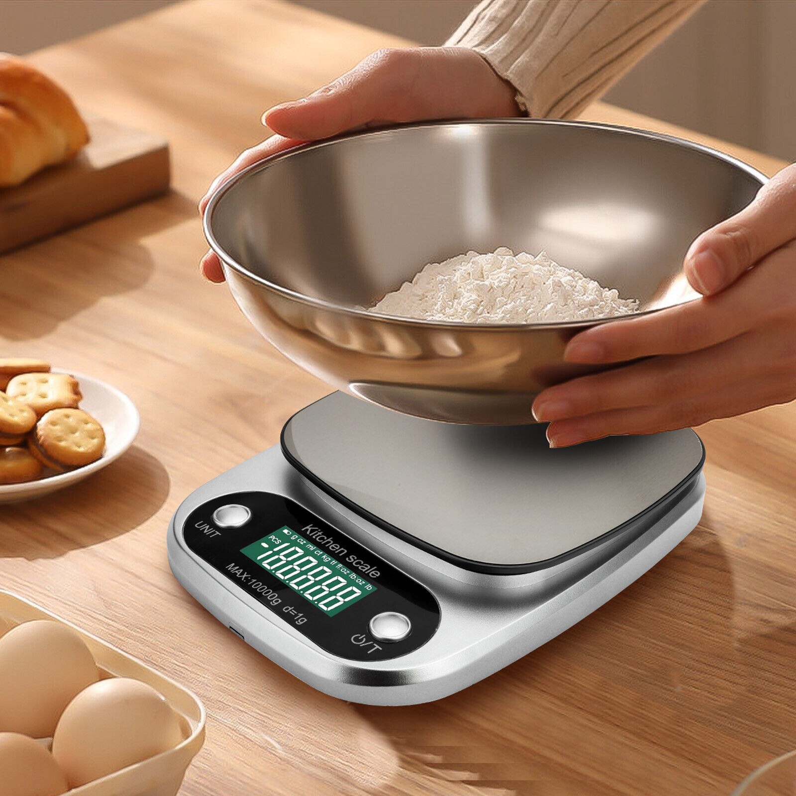 Digital Kitchen Food Diet Scale Multifunction Weight Balance 22lbs/1g 0.04Oz- gallery