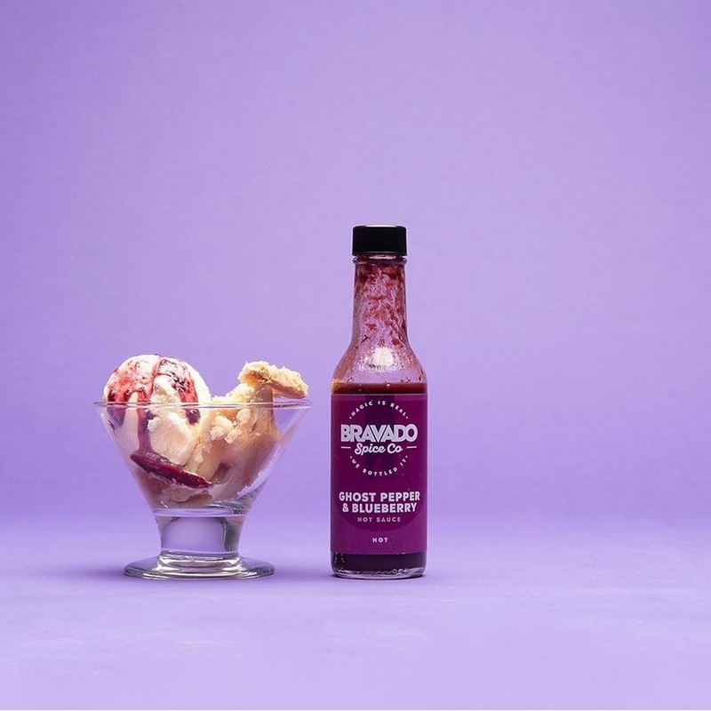 Bravado Spice Co. Ghost Pepper & Blueberry Hot Sauce 5 oz Bottle Gluten Free gallery