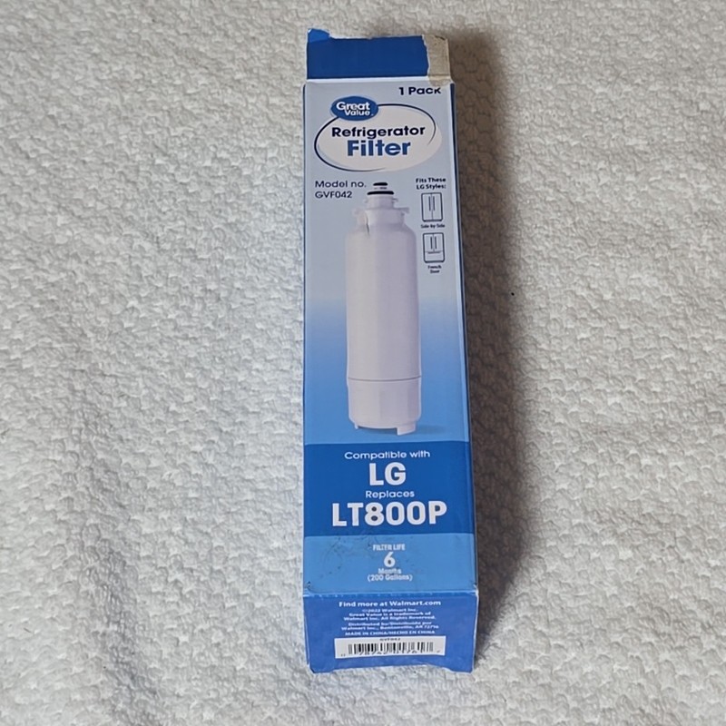Refrigerator Replacmt. Water Filter For LG LT800P, Kenmore 46-9490, Open Box gallery