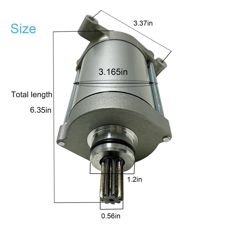 FUYEAR Starter Motor Compatible with Hisun UTV ATV 500 550 700 750 gallery