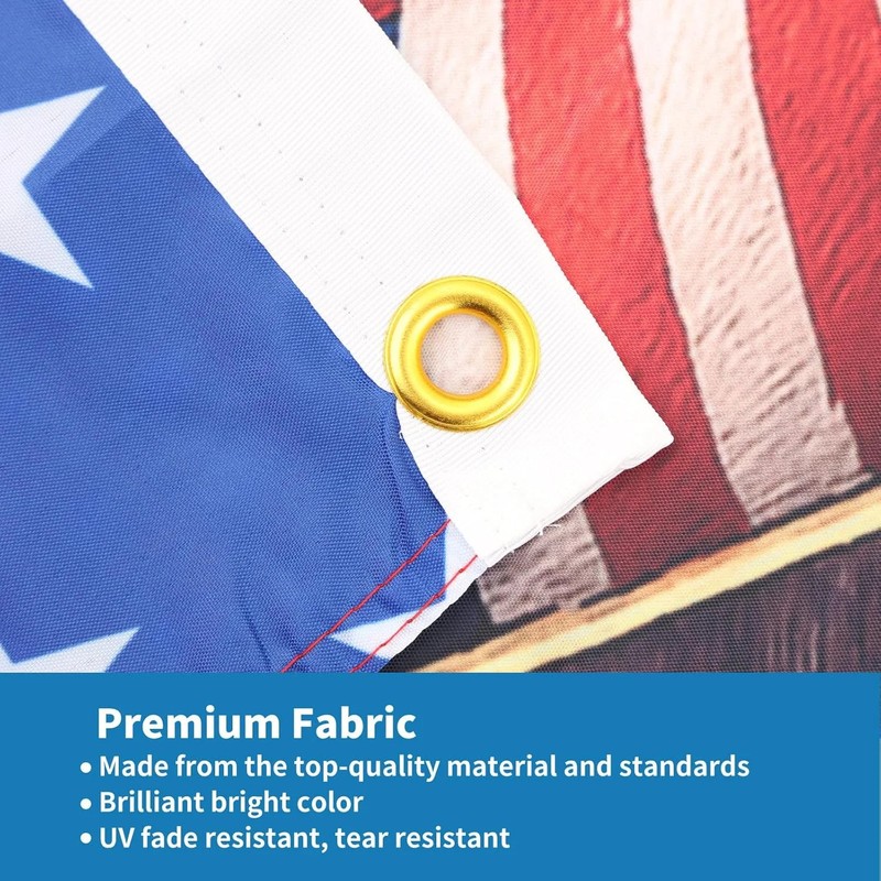 250 Anniversary Flag 3 x 5 Ft Double Sided 3 Ply American Flag Eagle 1776-2026 gallery